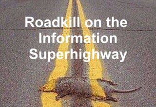 Roadkill on the  Information Superhighway © 2008 Bates141 