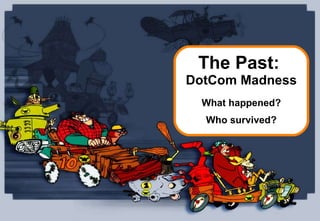 The Past:  DotCom Madness What happened? Who survived? © 2008 Bates141 