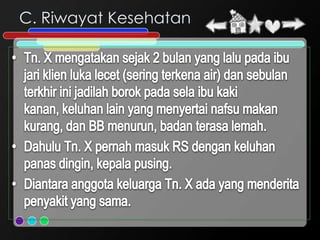 C. Riwayat Kesehatan
 