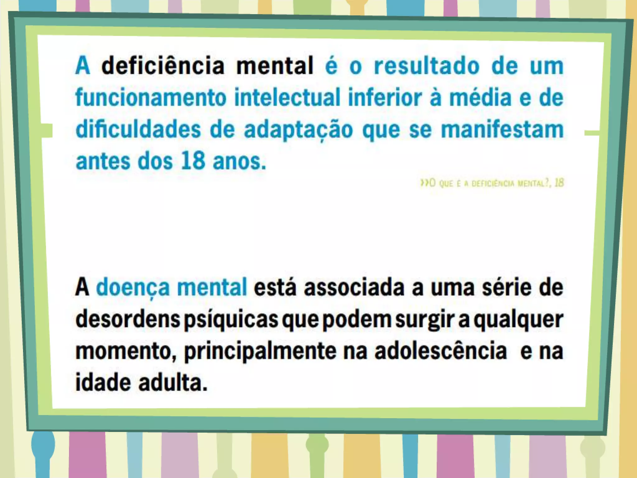 Deficiência Intelectual/Mental | PPTX