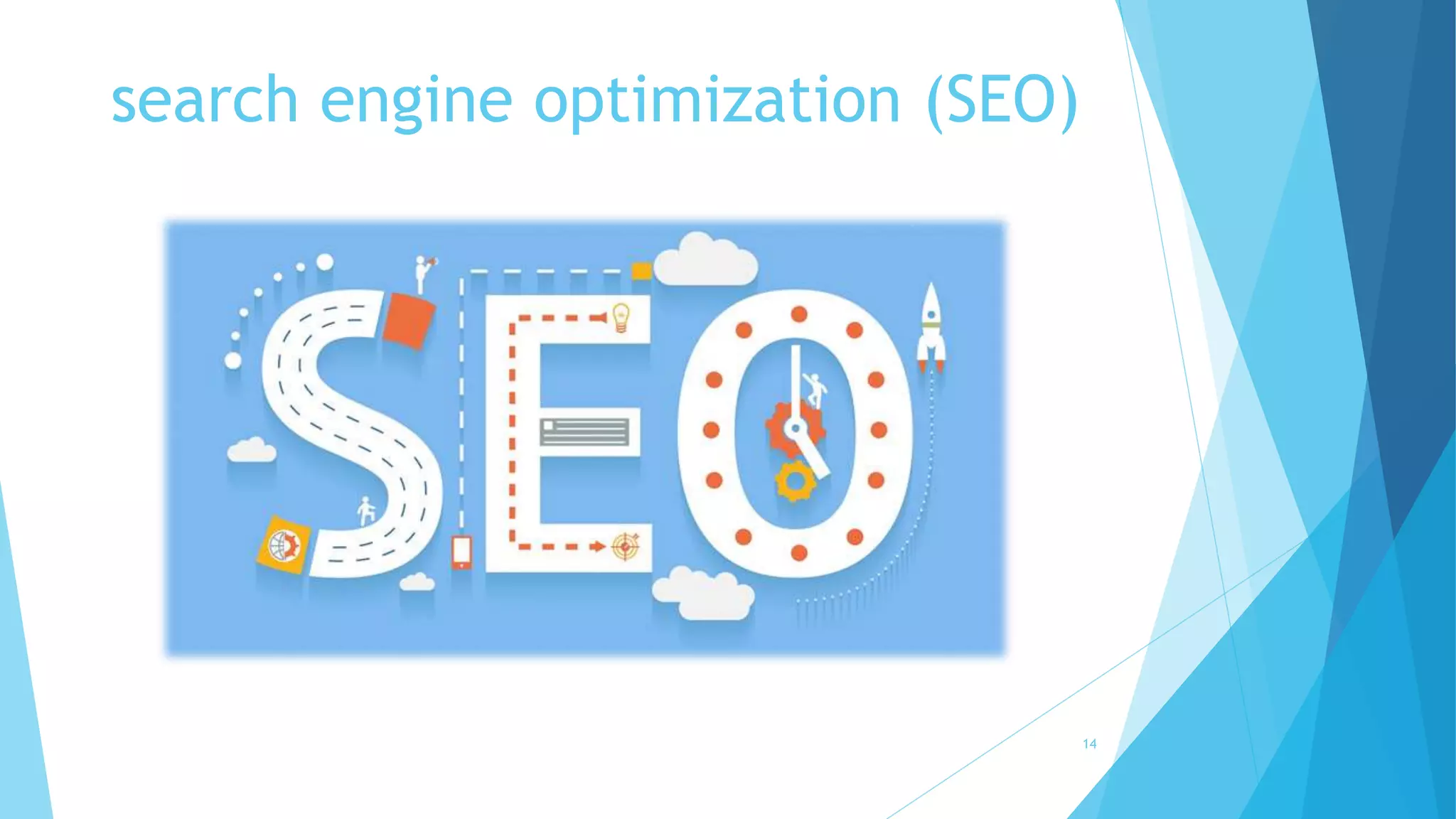 search engine optimization (SEO)
14
 