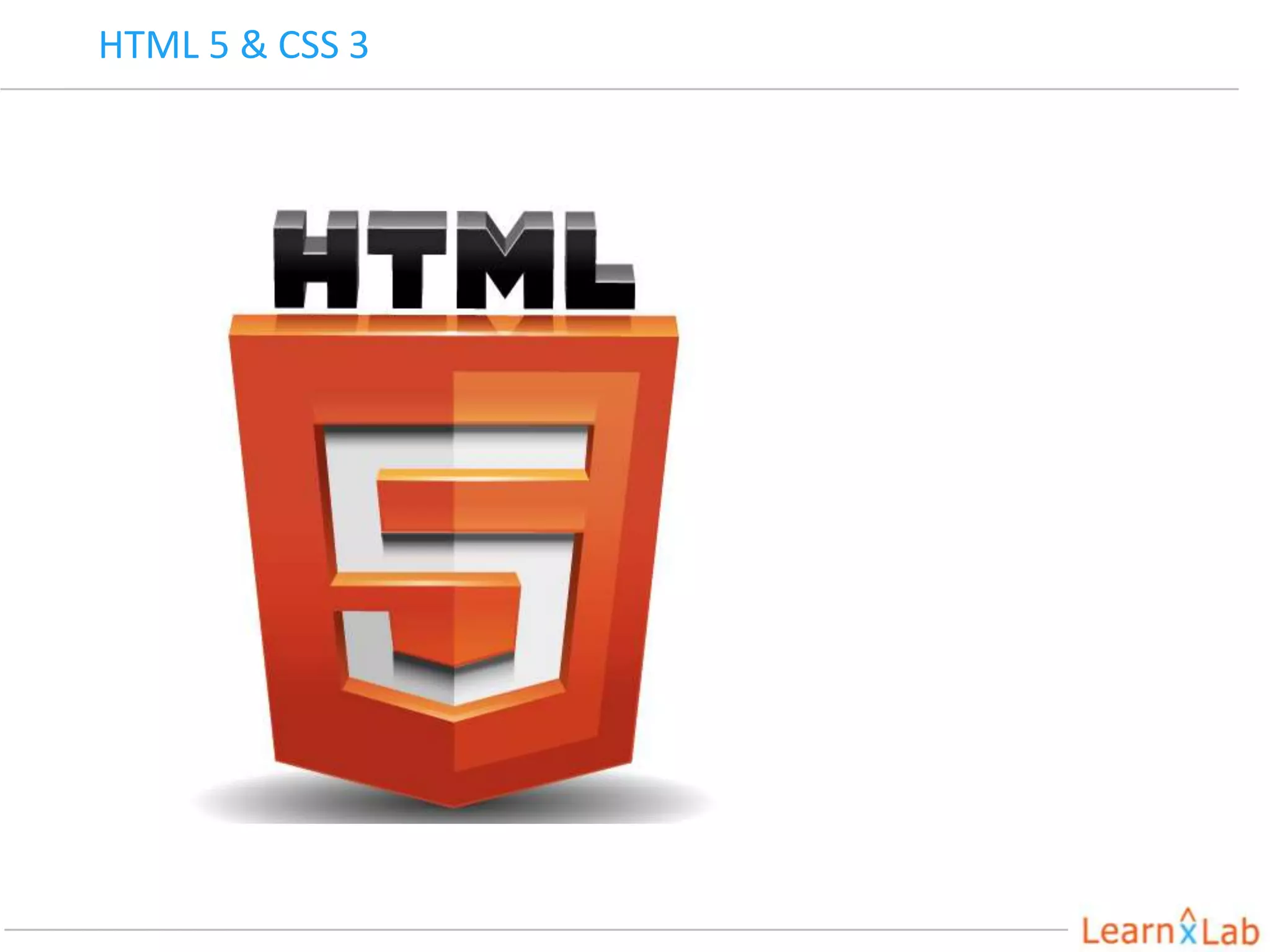 ______________________________________________________________________________
___________________________________________________________________
HTML 5 & CSS 3
 