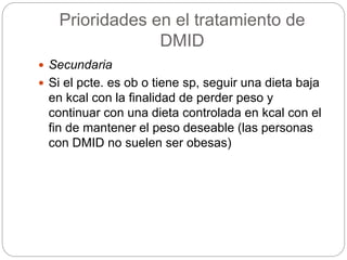Manejo nutricional paciente Diabético | PPTX