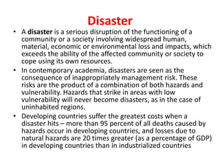 Disaster Prevention,Mitigation & Adaptation : Approaches,Strategies and ...