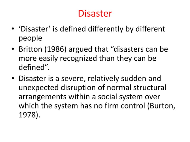 Disaster Prevention,Mitigation & Adaptation : Approaches,Strategies and ...
