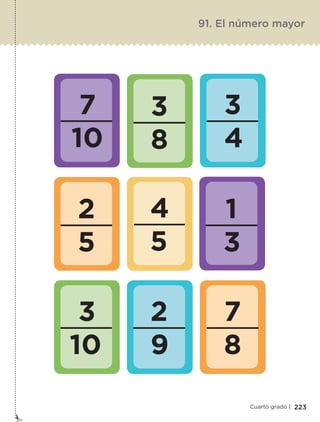 223Cuarto grado |
91. El número mayor
Libro 1.indb 223 11/09/19 11:23
 