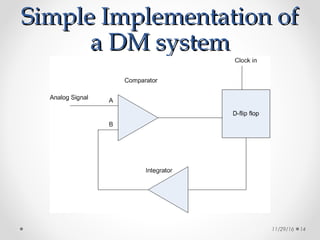 Simple Implementation ofSimple Implementation of
a DM systema DM system
11/29/16 14
 
