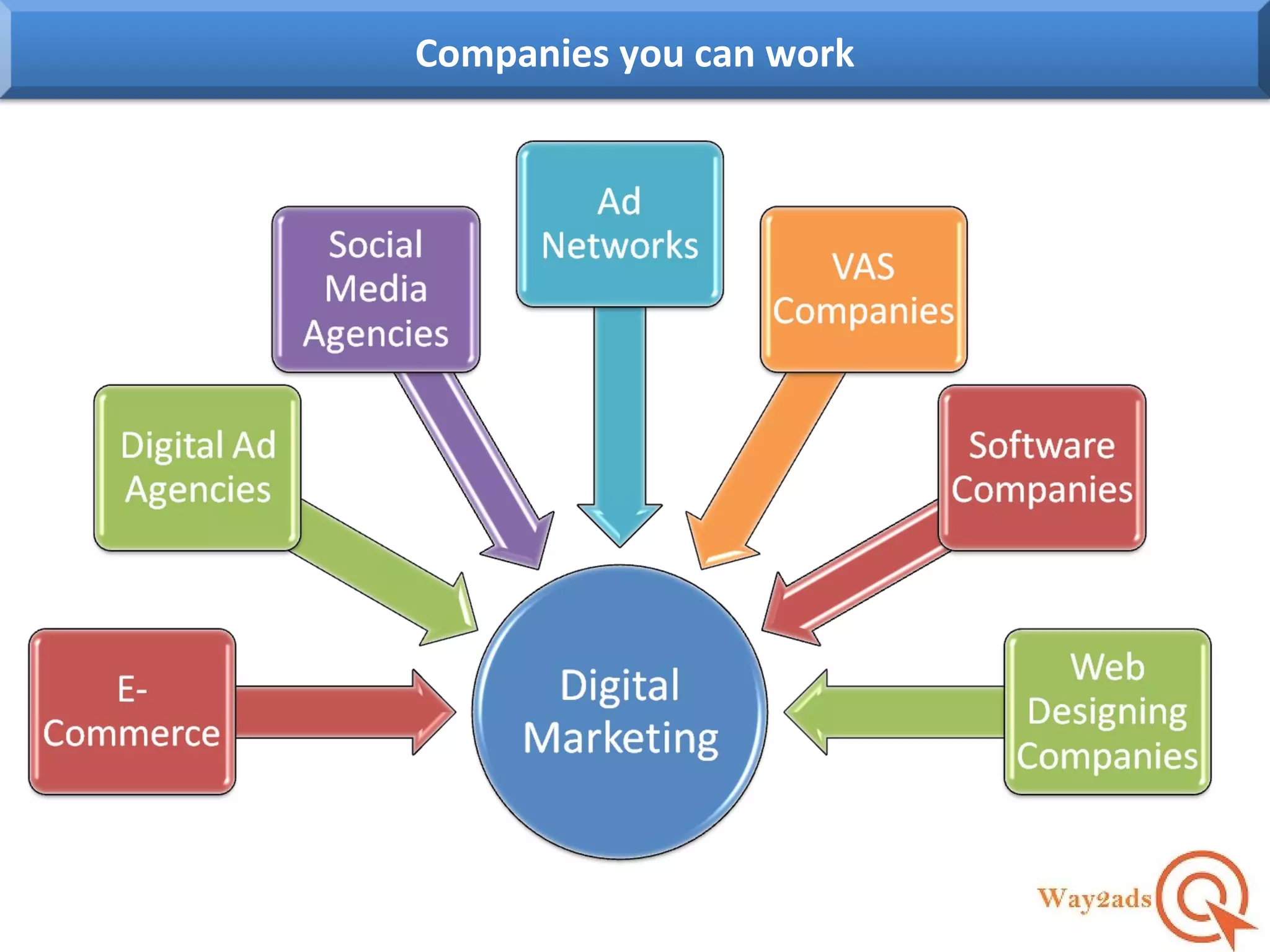 Companies you can work
 