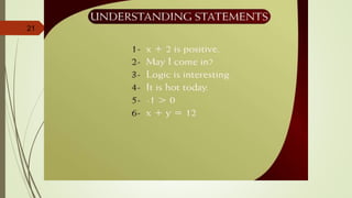 21
Understanding Statements –
11c
 