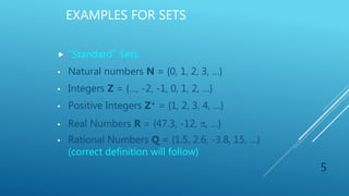 Some Standard Set Set Theory DM | PPTX