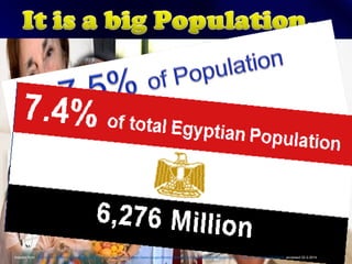 Adapted from http://www.indexmundi.com/egypt/demographics_profile.html , https://www.cia.gov/library/publications/the-world-factbook/geos/eg.html , http://en.worldstat.info/World accessed 22-2-2014
 