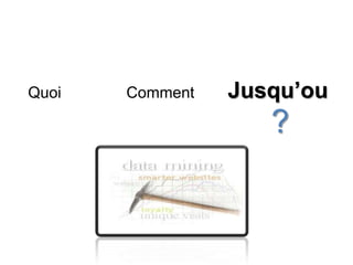 Pourquoi?80%de l’information enregistrée, l’est sous forme textuelle