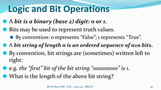 Discrete Mathematics Unit 1 Osmania University | PDF