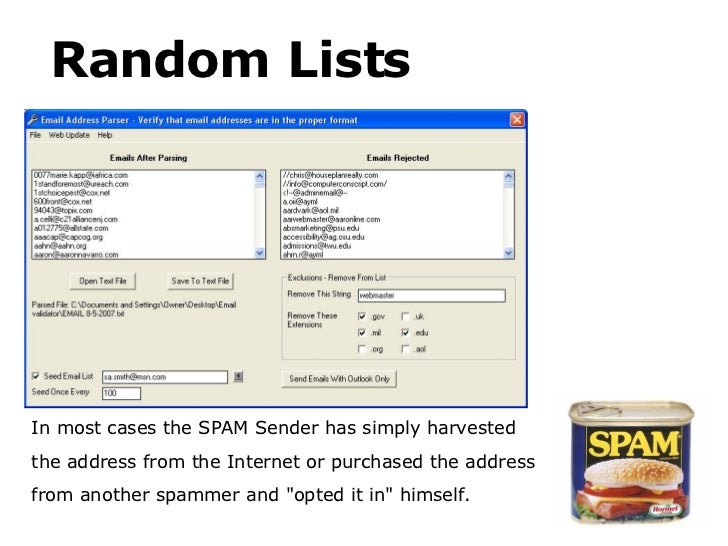Deals direct spam