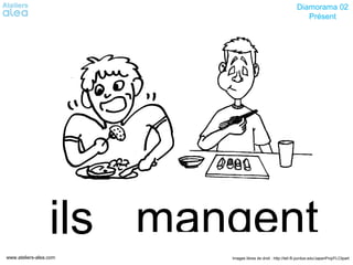 Images libres de droit : http://tell.fll.purdue.edu/JapanProj/FLClipartwww.ateliers-alea.com
Diamorama 02
Présent
mangentils
 