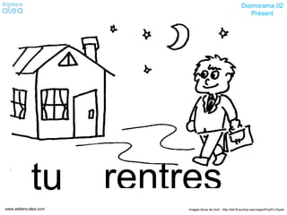 Images libres de droit : http://tell.fll.purdue.edu/JapanProj/FLClipartwww.ateliers-alea.com
Diamorama 02
Présent
rentrestu
 