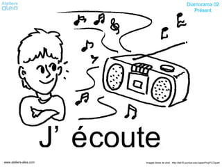 Images libres de droit : http://tell.fll.purdue.edu/JapanProj/FLClipartwww.ateliers-alea.com
Diamorama 02
Présent
couteJ’ é
 