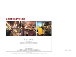 Email Marketing Antti Leino 