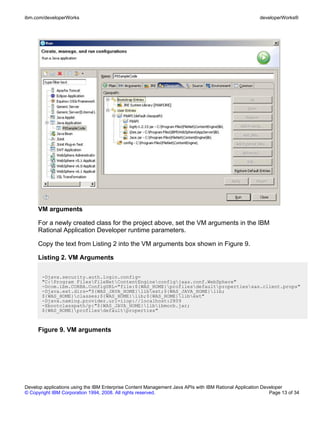 Filenet API PDF | PDF