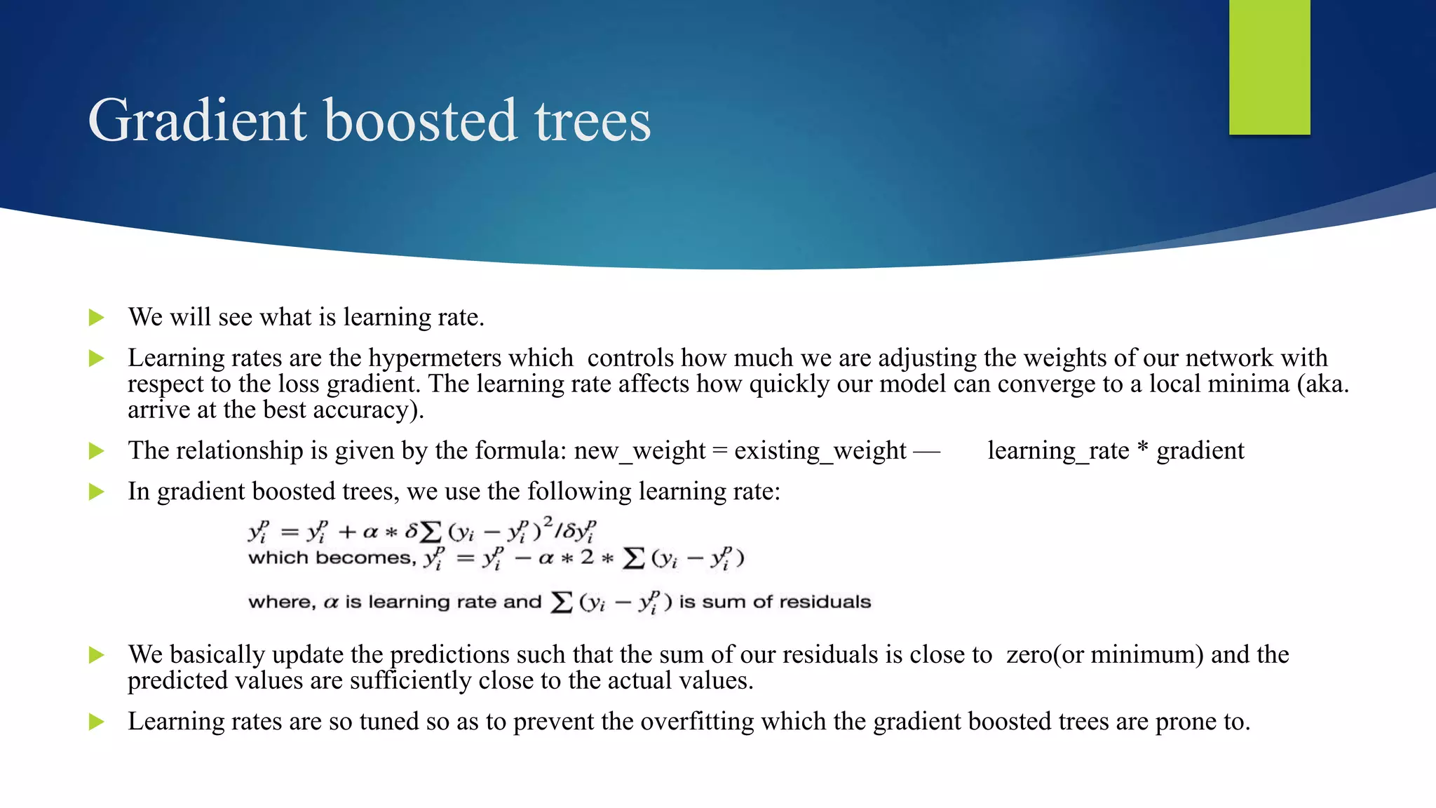 Gradient Boosted trees | PPT