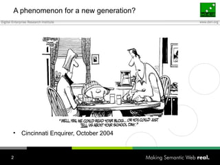 A phenomenon for a new generation? Cincinnati Enquirer, October 2004 