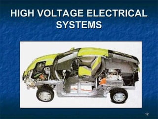 12
12
HIGH VOLTAGE ELECTRICAL
HIGH VOLTAGE ELECTRICAL
SYSTEMS
SYSTEMS
 