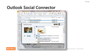 @ericziengs / nochmal.dk 
#dm14dk 
Outlook Social Connector 
 