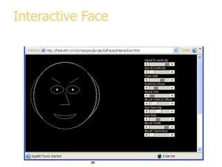 33
Interactive Face
 