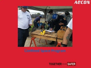 Confined Space Program
 