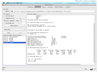 Prof. Pier Luca Lanzi
kNN with k=3  Crossvalidation
 