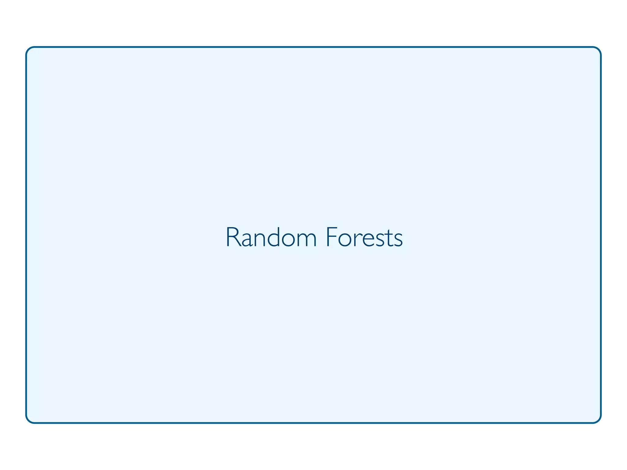 Prof. Pier Luca Lanzi
Random Forests
 