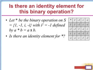 Dm2021 binary operations | PPT