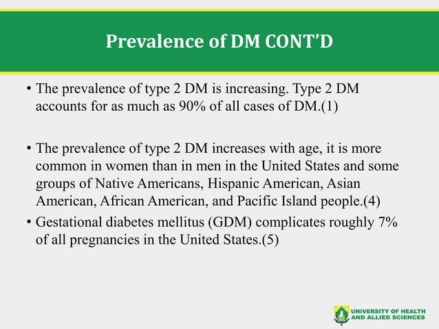 Diabetes mellitus ; signs, symptoms and management | PPT