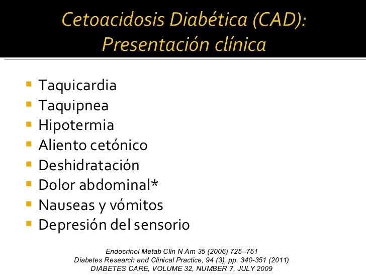Diabetes Mellitus: Manejo de las complicaciones agudas en Diabetes Mellitus: Manejo de las complicaciones agudas en