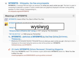 wysiwyg
 