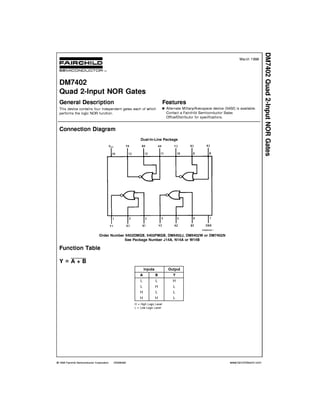 Dm7402 | PDF