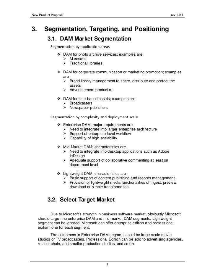 new product proposal on digital asset management for microsoft product proposal sample