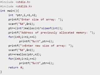 Dynamic Memory Allocation(DMA) | PPT