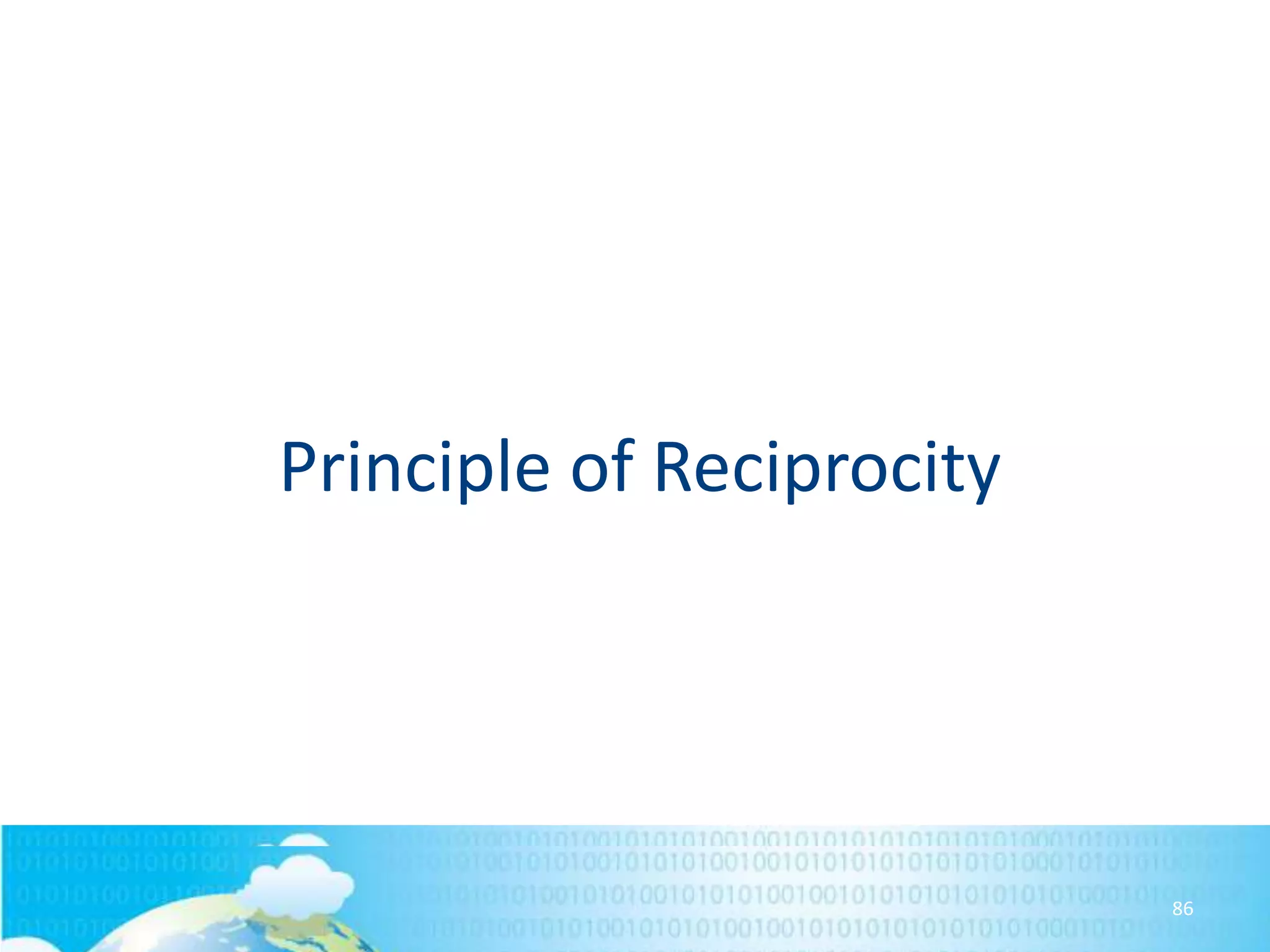 Principle of Reciprocity

86

 