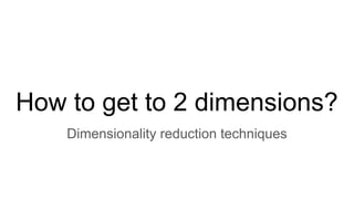 Dimensionality Reduction and Visualization Techniques in Machine ...