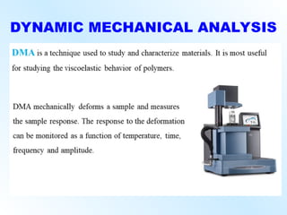 DMA anlysis and Atomicforcemicroscopy.ppt