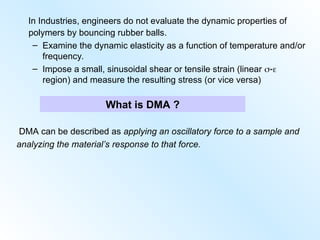 DMA anlysis and Atomicforcemicroscopy.ppt