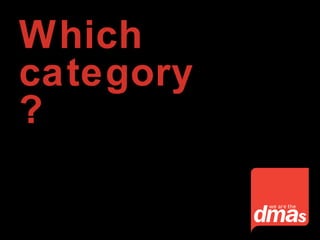 Which
category
?
 