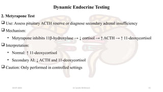 Adrenal Cortex Pathophysiology and Diagnostic Evaluation | PPTX