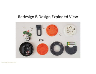 Boothroyd Dewhurst, Inc.
Redesign B Design Exploded View
 