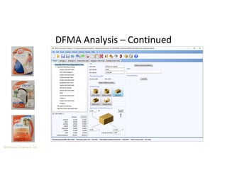 Boothroyd Dewhurst, Inc.
DFMA Analysis – Continued
 