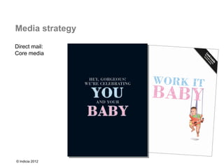 Media strategy
Direct mail:
Core media




© Indicia 2012
 