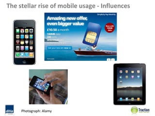 The stellar rise of mobile usage ‐ Influences




     Photograph: Alamy
 