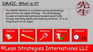 Dmaic overview for slideshare | PPTX