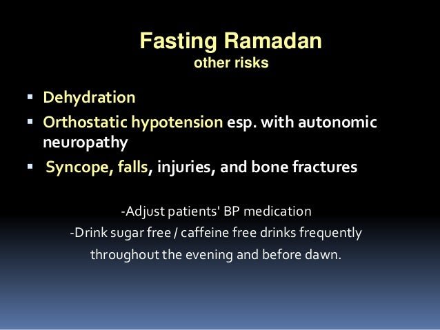 Diabetes Mellitus and Fasting Ramadan may 2015